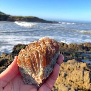 Honey Calcite Specimen
